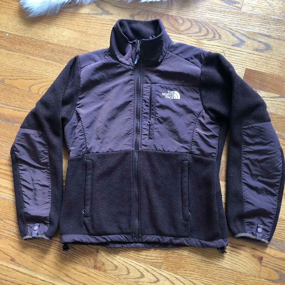The North Face Brown Fleece Zip Up Jacket Women’s - Picture 1 of 5